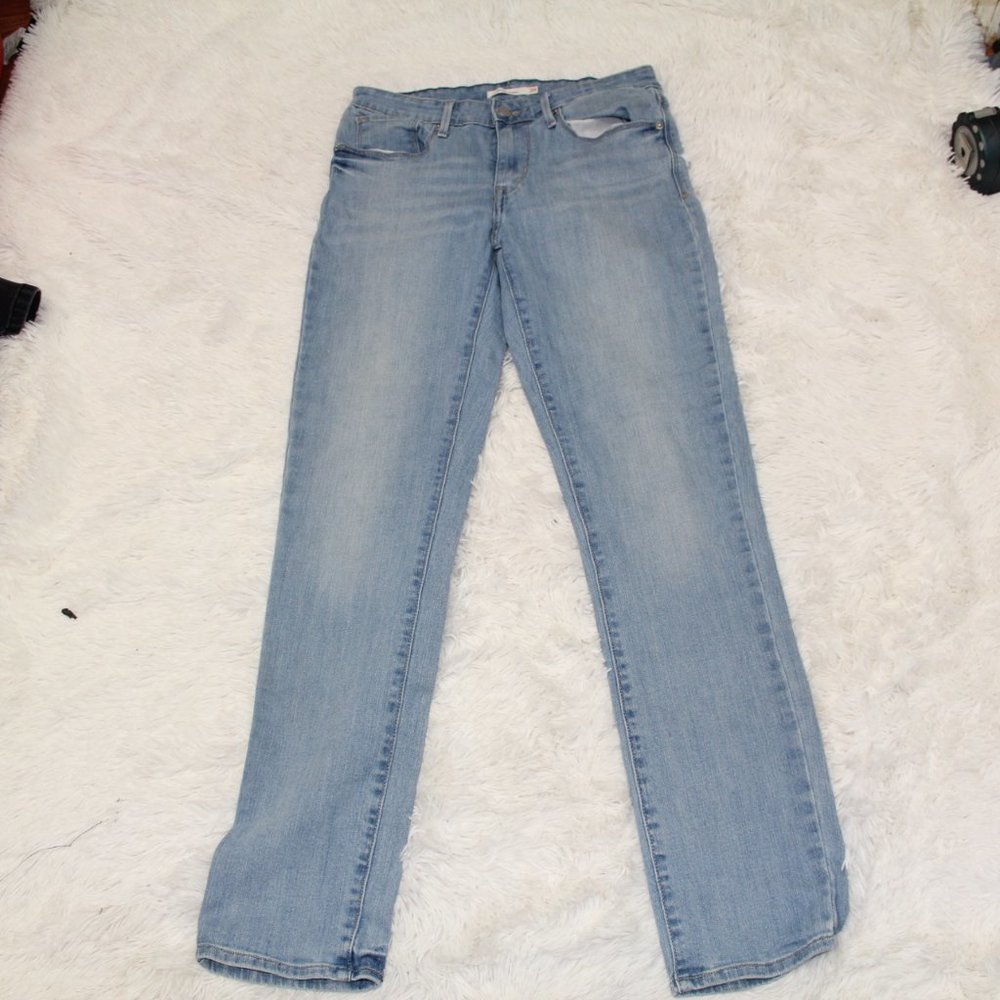 levis blue jeans mid rise skinny sz 29